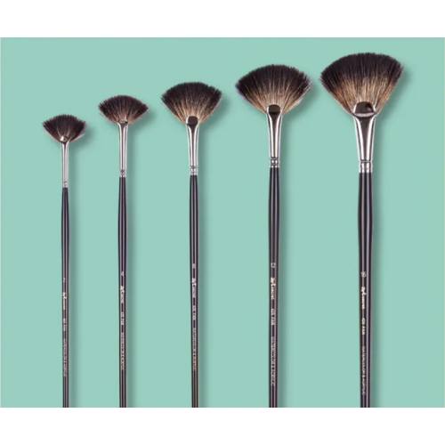 Fan Art Skilderij Brush Set for Watercolor